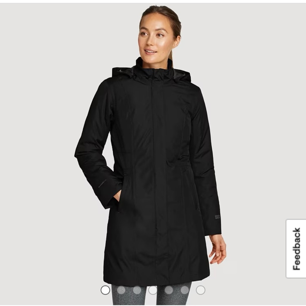 Eddie Bauer Women's Girl on the Go® Insulated Waterproof Trench Coat